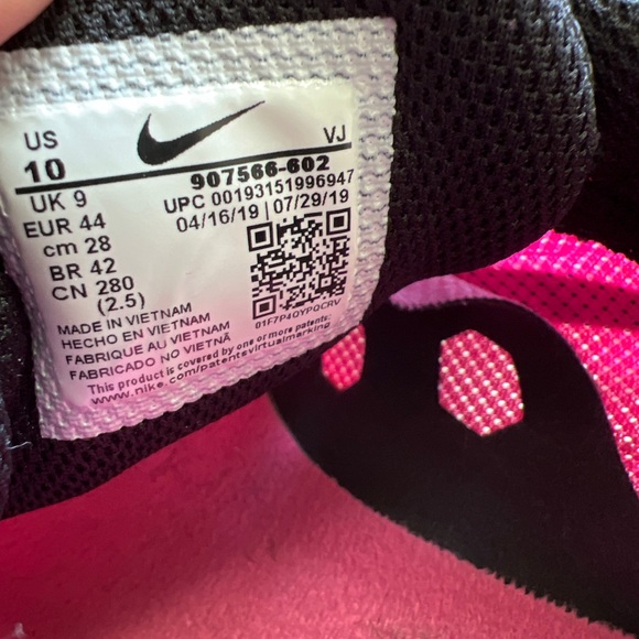 Size 10 - Nike Zoom Rival D 10 Pink Blast Black 2020 - Picture 4 of 5